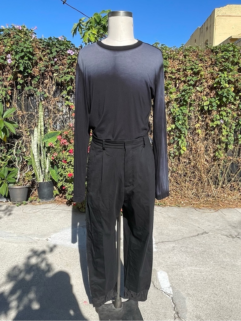Juun J. Side Zip Hybrid Trousers Sz 50 (US 34) Slack Track Pant NWOT
